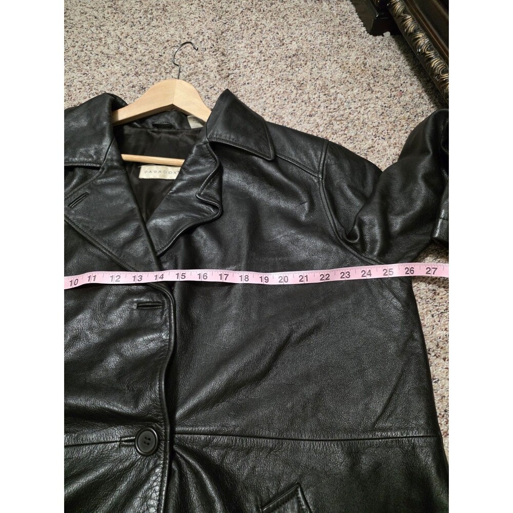 Paradox Womens Leather Biker Jacket  Women Size 2x Black - Picture 5 of 6